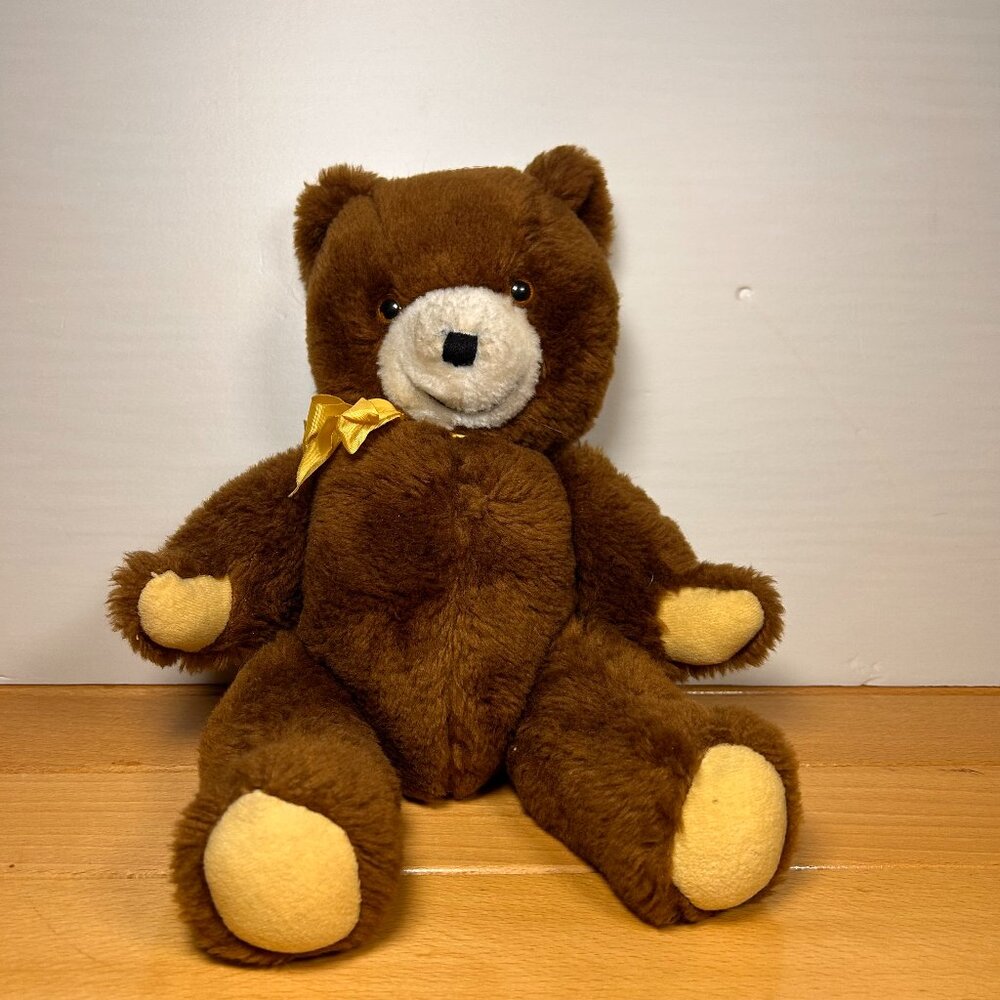 Vintage Knickerbocker Animals of Distinction Teddy Bear Plush Moveable Limbs